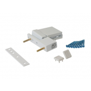 Петля дверная Compact на 80 кг, для ПВХ дверей, цвет белый