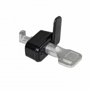 Замок блокировочный для алюминиевых окон Baby Lock черный