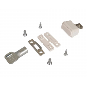 Замок блокировочный для алюминиевых окон Baby Lock белый