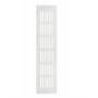 Решетка вентиляционная 250х60 мм алюминий белая